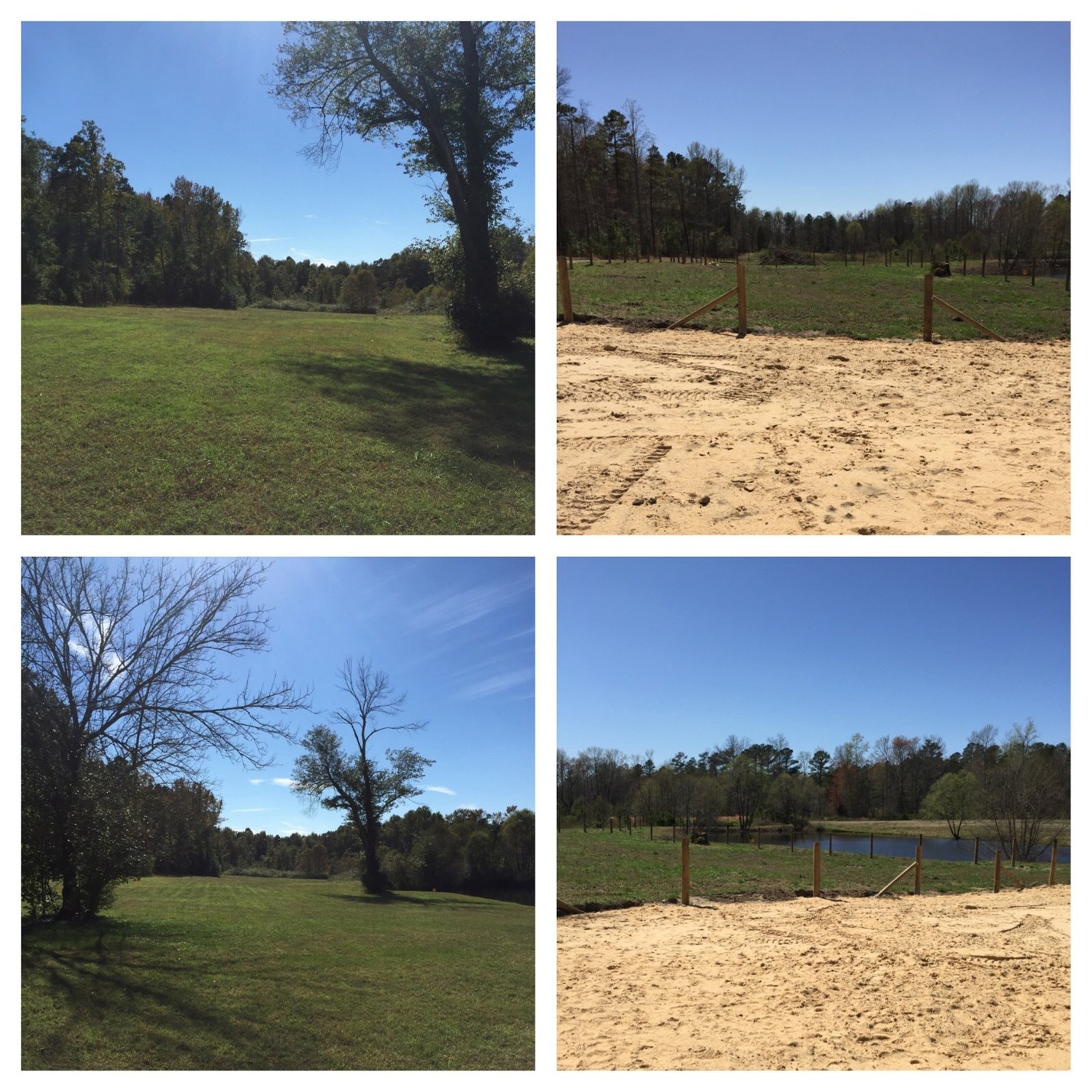 Collage of farm property and dry lot